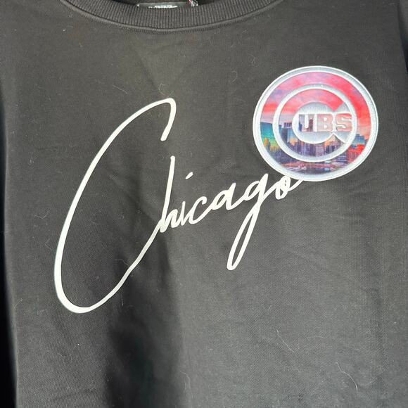 Pro Standard Chicago Cubs Sweatshirt Embroidered Crop Skyline City Scape 2XL NWT - Picture 3 of 10